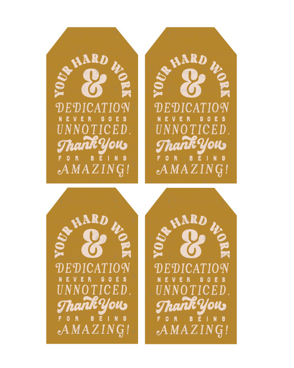 Teacher Appreciation Tags and Flags (Vol.3)