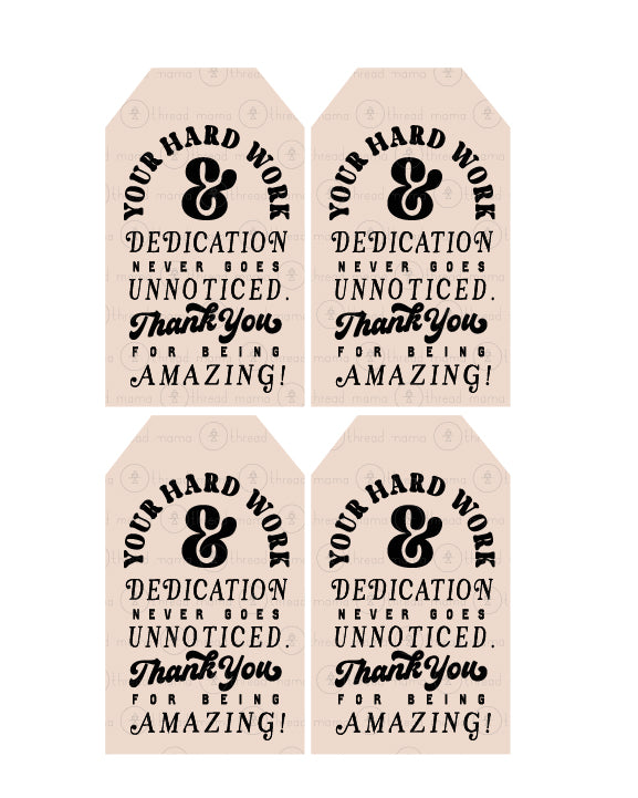 Teacher Appreciation Tags and Flags (Vol.3)