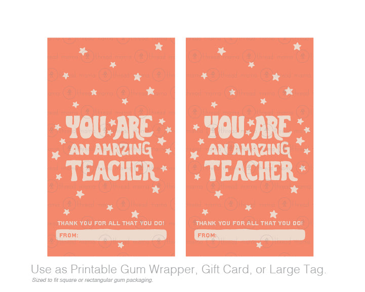 Teacher Appreciation Tags and Flags (Vol.3)