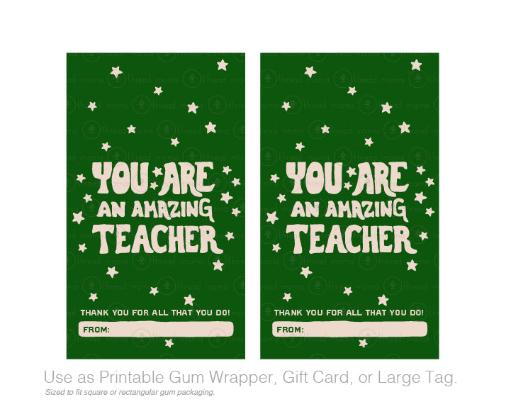 Teacher Appreciation Tags and Flags (Vol.3)