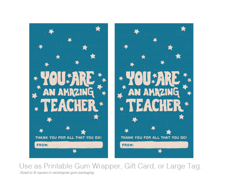Teacher Appreciation Tags and Flags (Vol.3)