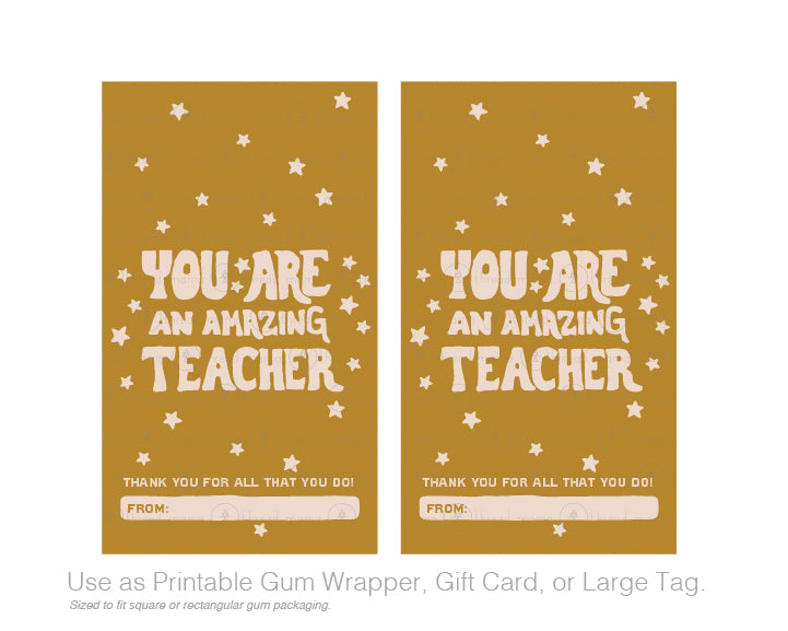 Teacher Appreciation Tags and Flags (Vol.3)