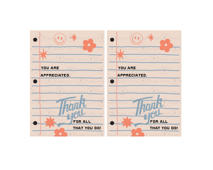 Teacher Appreciation Tags and Flags (Vol.3)