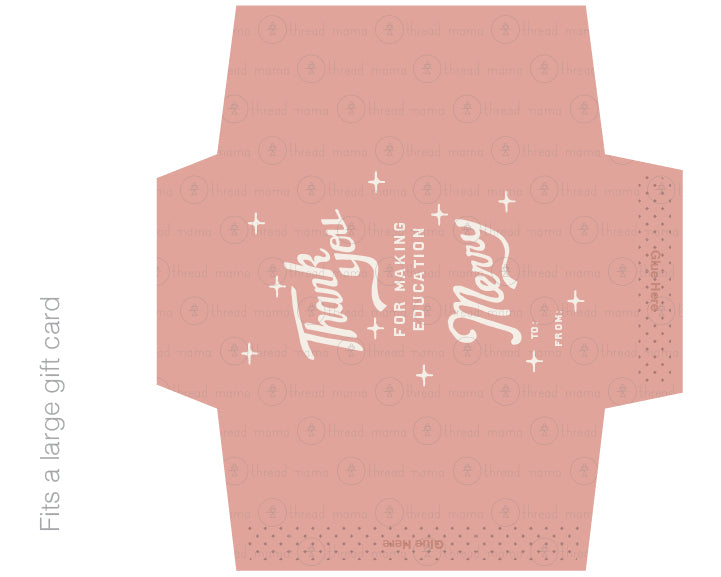 Holiday Teacher Appreciation Tags & Flags (Vol.4)