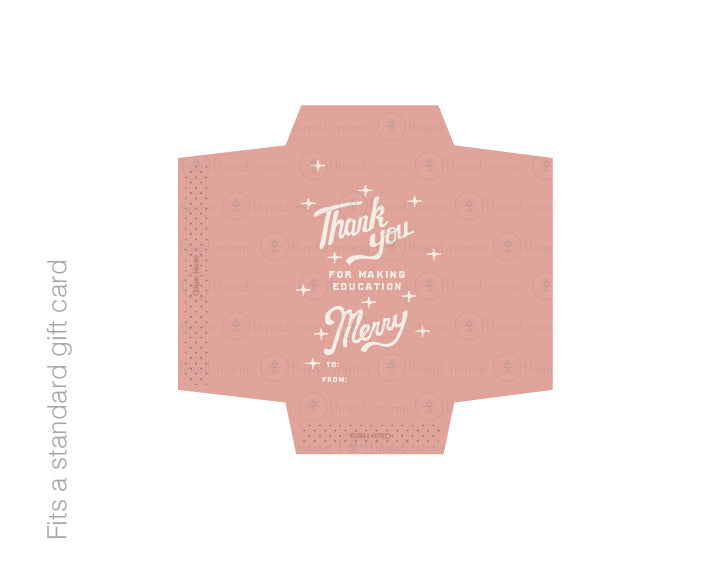 Holiday Teacher Appreciation Tags & Flags (Vol.4)