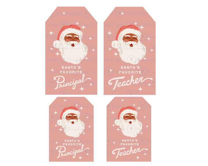 Holiday Teacher Appreciation Tags & Flags (Vol.4)