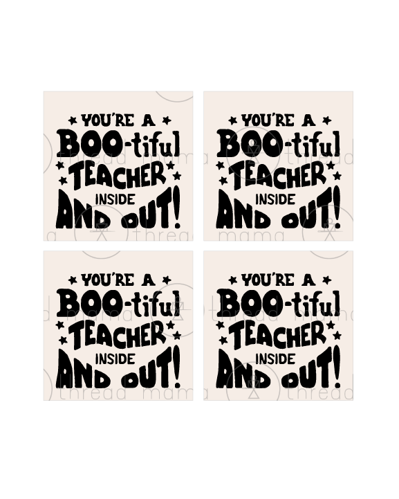 October Teacher Tags & Flags (Vol. 4)