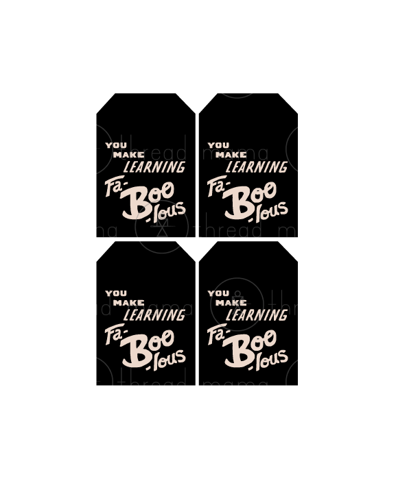 October Teacher Tags & Flags (Vol. 4)