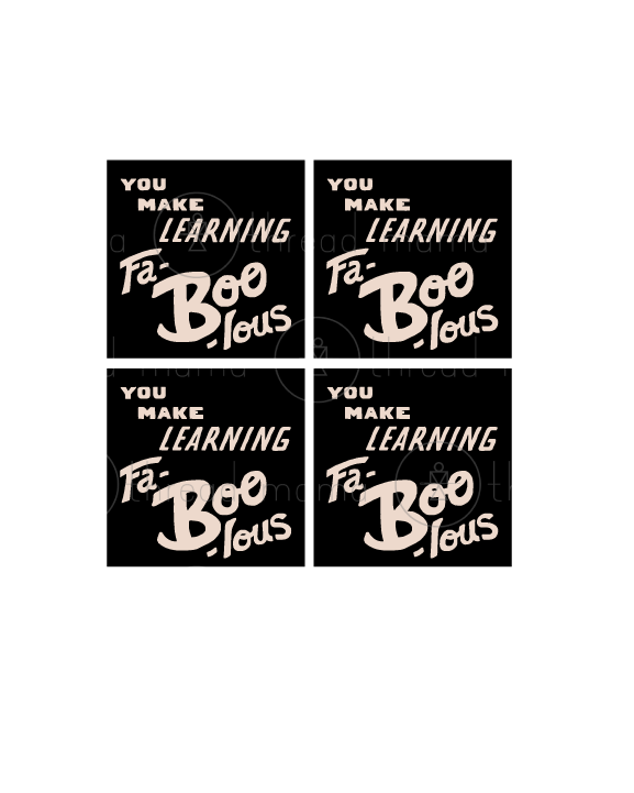 October Teacher Tags & Flags (Vol. 4)