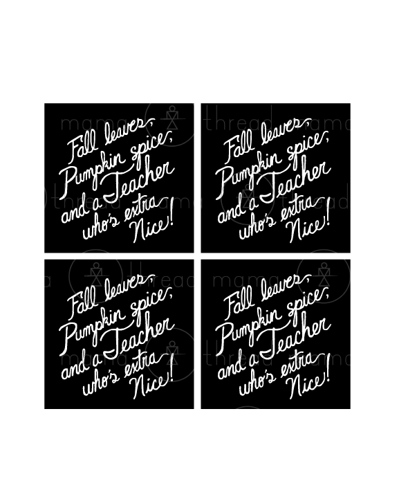 October Teacher Tags & Flags (Vol. 4)