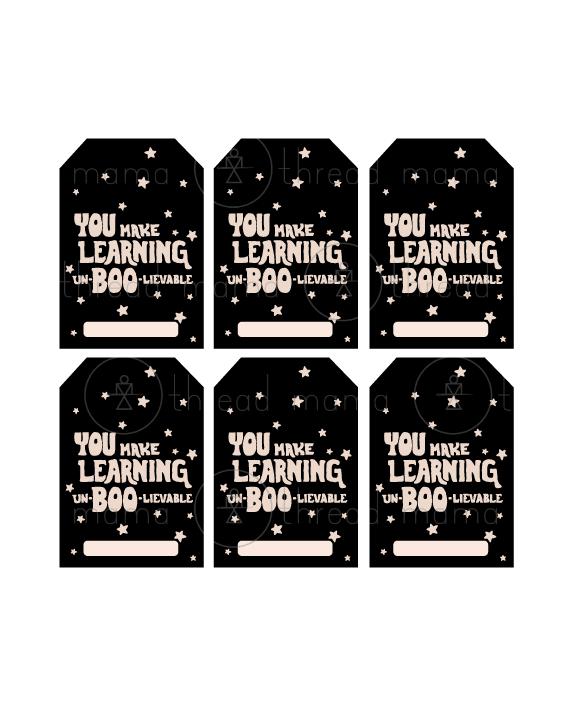 October Teacher Tags & Flags (Vol. 4)