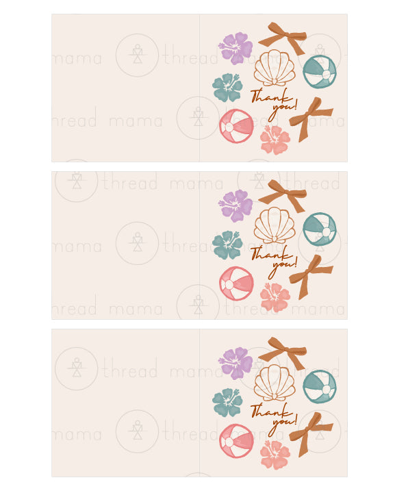 Hawaiian Birthday - Tags and Flags
