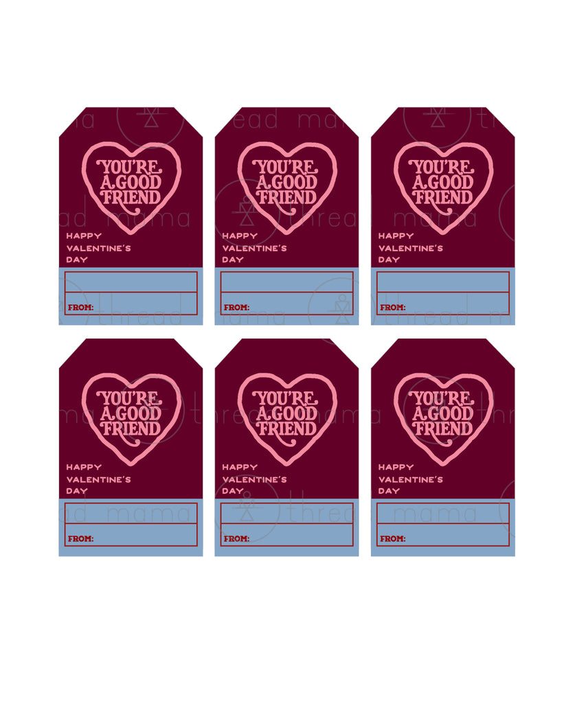 Valentine's Tags - Friends (Vol.7)