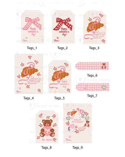 Valentine's Tags and Flags (Vol.6)