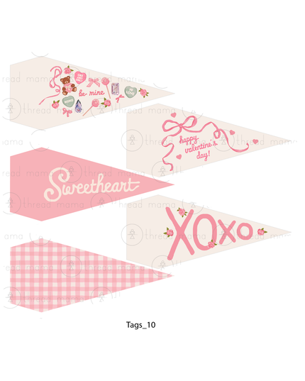 Valentine's Tags and Flags (Vol.6)