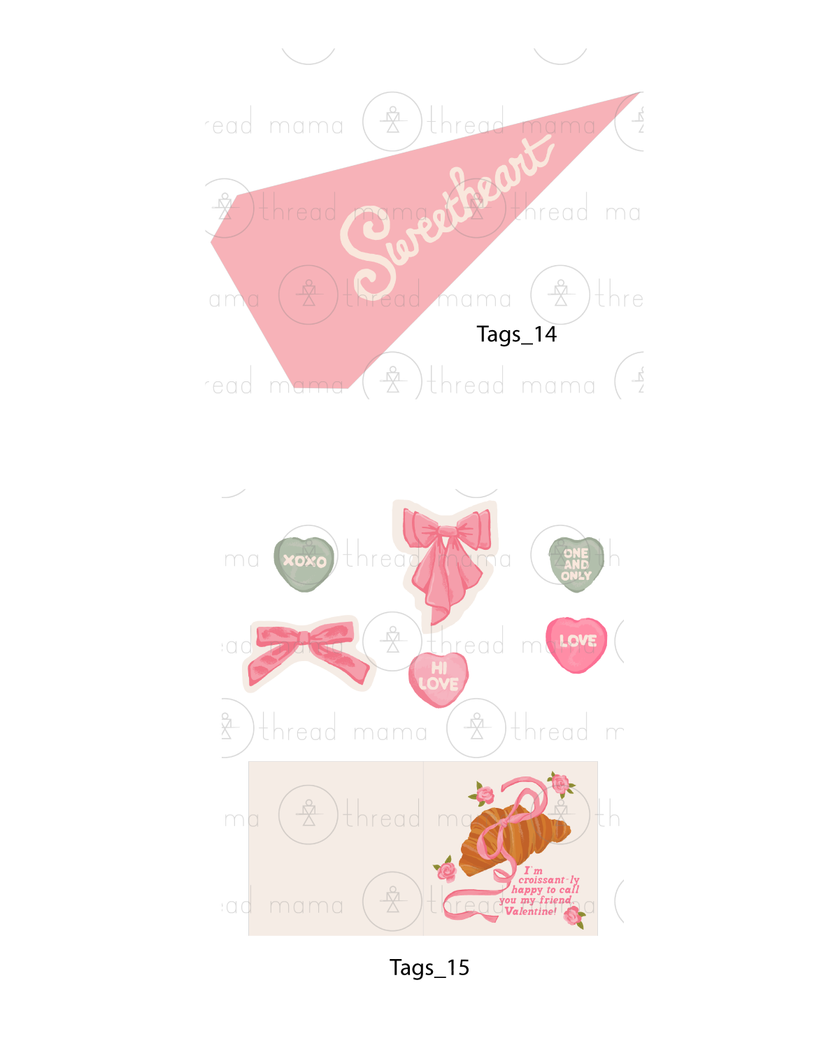 Valentine's Tags and Flags (Vol.6)