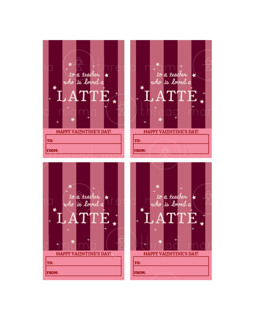 Valentine's Tags - Teachers (Vol. 7)