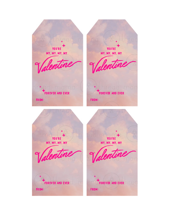 Valentine's Tags, Flags - (Vol.5)