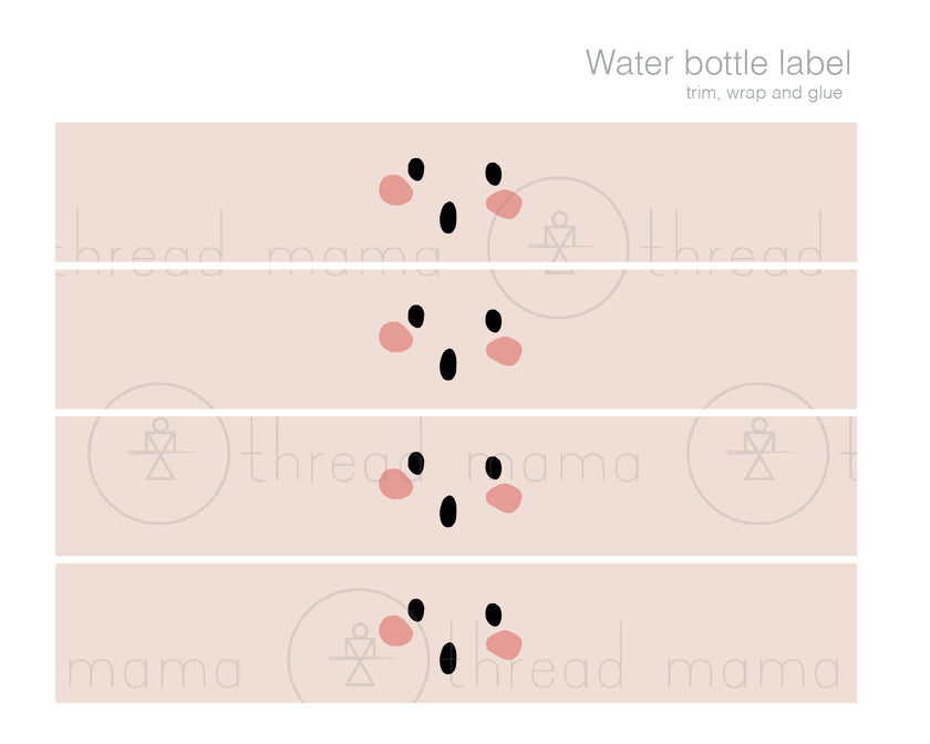 Halloween Candy Wrappers and Water Bottle labels - (Vol.4)