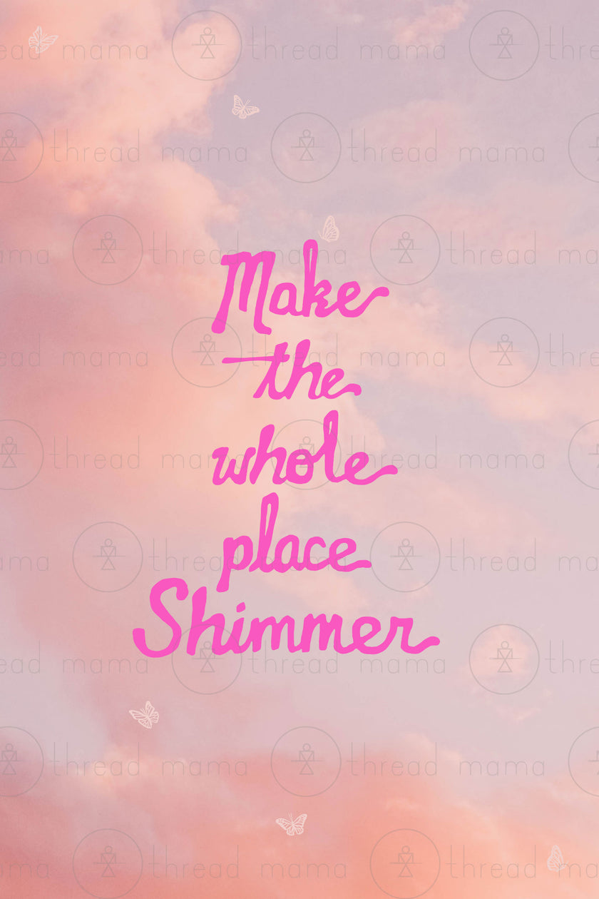 Make the Whole Place Shimmer - Set  / Opal + Olive x Thread Mama