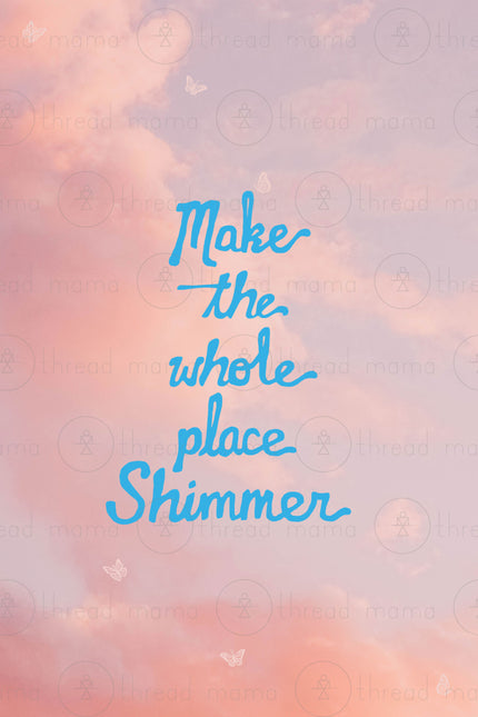 Make the Whole Place Shimmer - Set  / Opal + Olive x Thread Mama