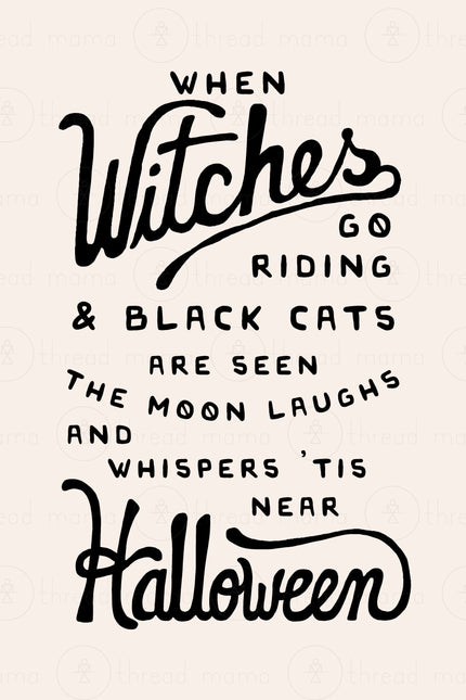 When Witches Go Riding (Set) / OPAL + OLIVE X THREAD MAMA