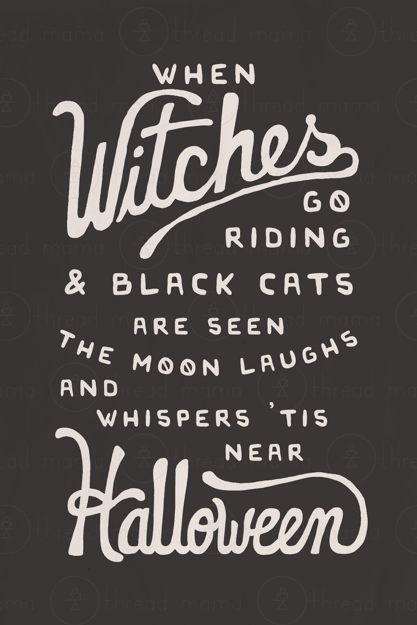 When Witches Go Riding (Set) / OPAL + OLIVE X THREAD MAMA