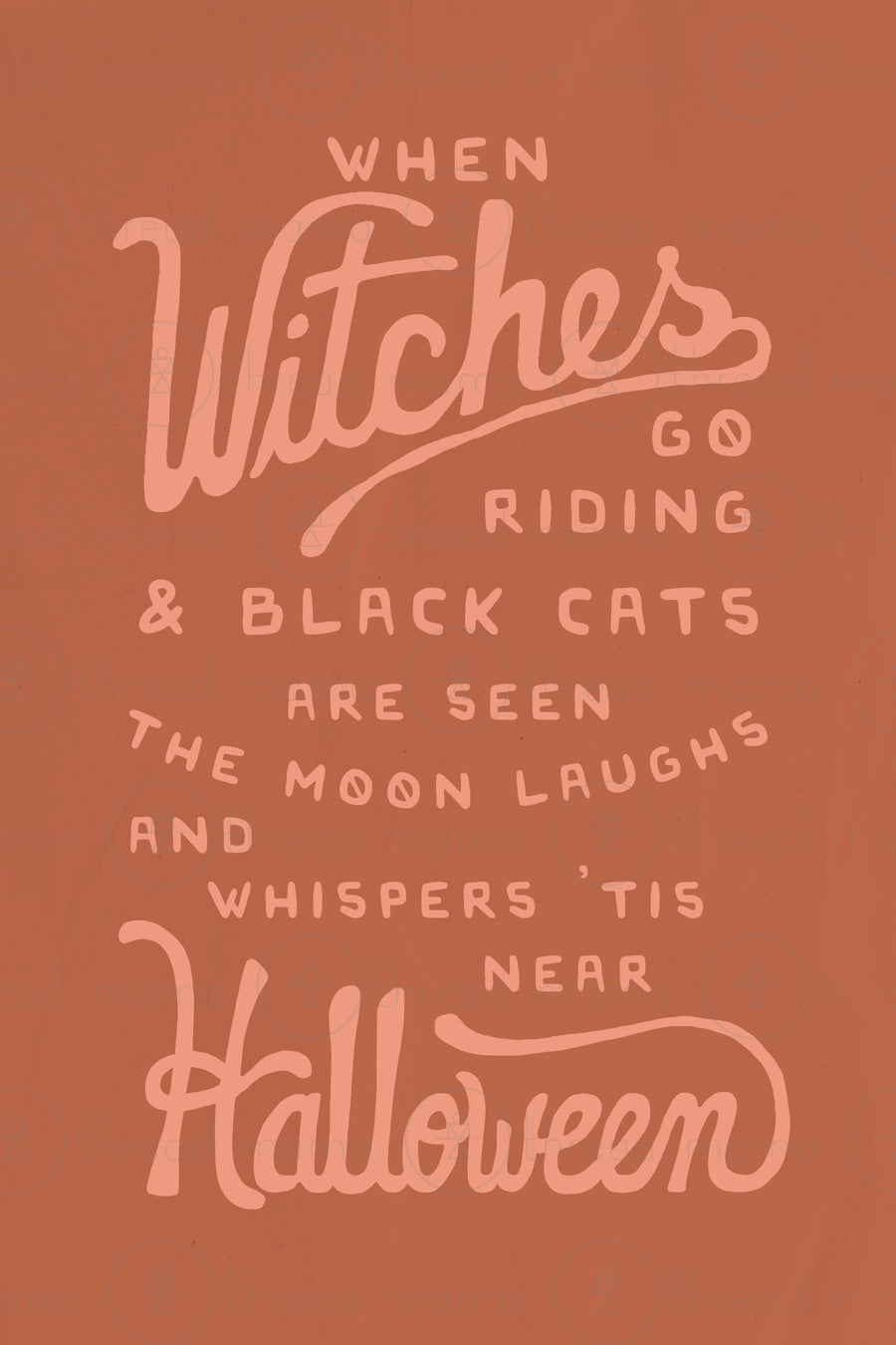 When Witches Go Riding (Set) / OPAL + OLIVE X THREAD MAMA