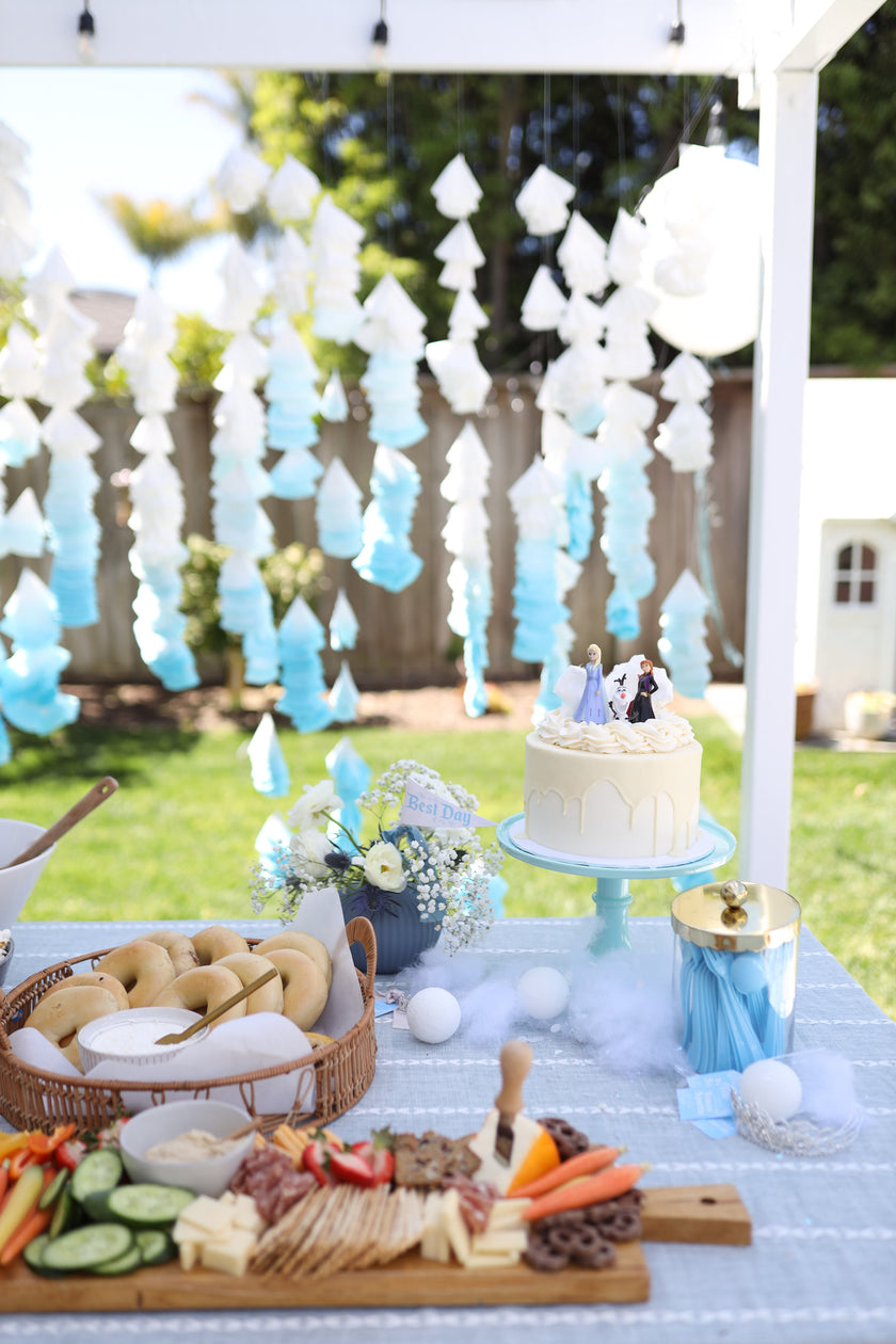 Frozen Birthday Tags and Flags in collaboration with @myfourwonders