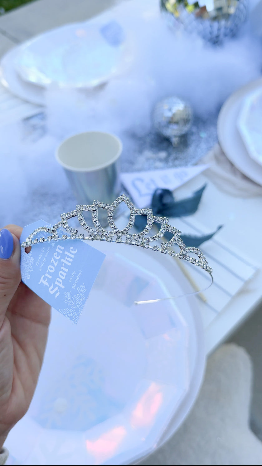 Frozen Birthday Tags and Flags in collaboration with @myfourwonders