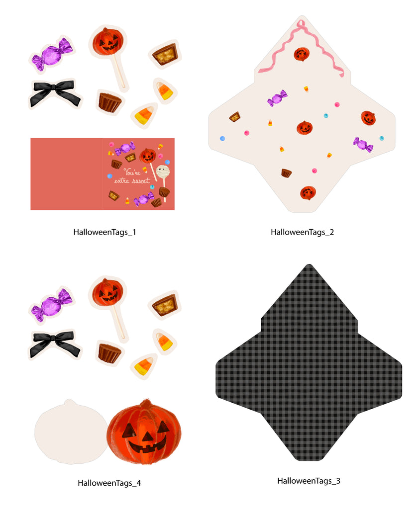 Halloween Tags & Flags - (Vol.6)