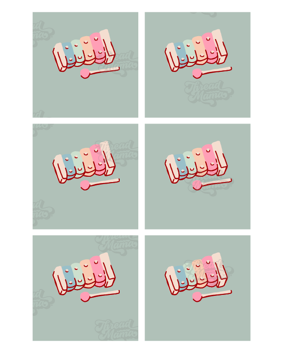 Blue-ish Party Tags and Flags