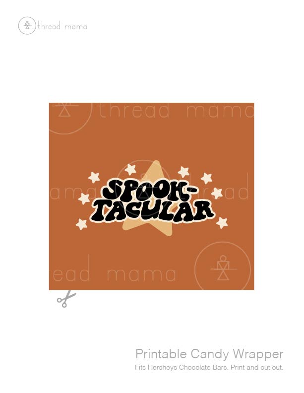 Halloween Candy Wrappers (Versions 2 & 3)