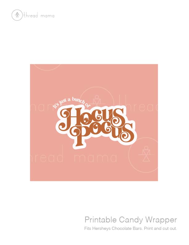 Halloween Candy Wrappers (Versions 2 & 3)