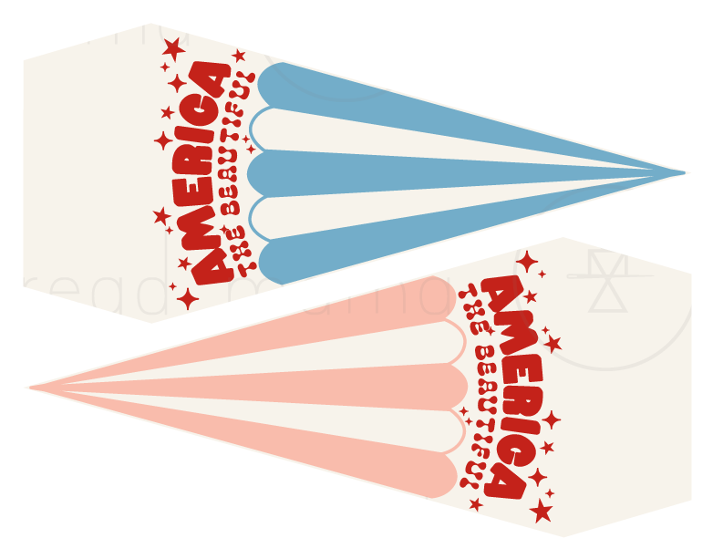 4th of July Tags and Flags (Vol.2)