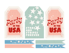 4th of July Tags and Flags (Vol.2)