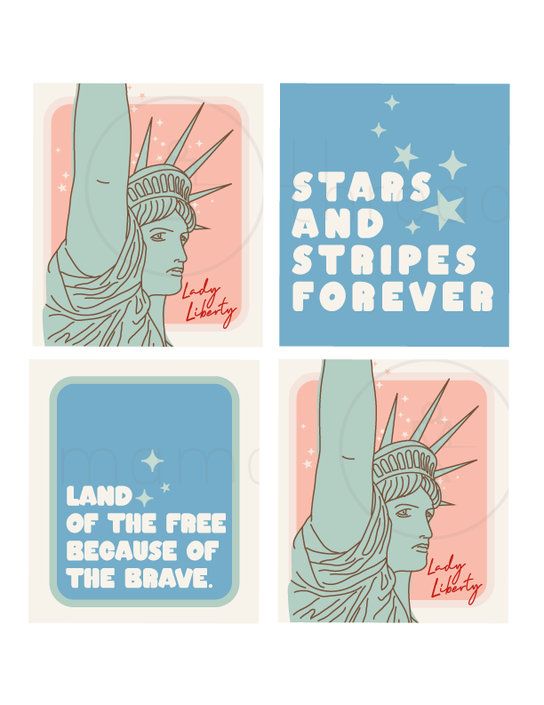 4th of July Tags and Flags (Vol.2)