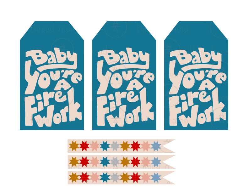 4th of July Tags and Flags (Vol.3)