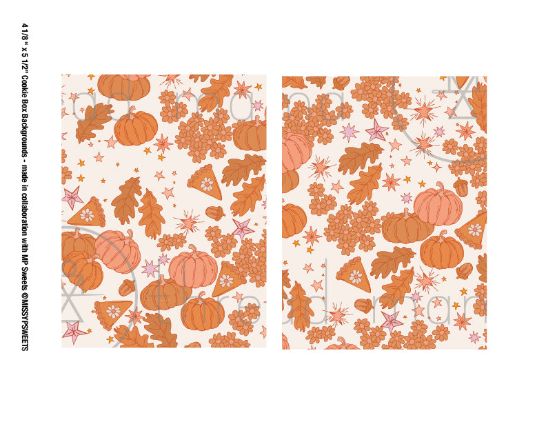 Thanksgiving Tags & Cookie Box Artwork - (Vol.2)