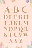 Alphabet & ABC - Gem Collection (Printable Poster)
