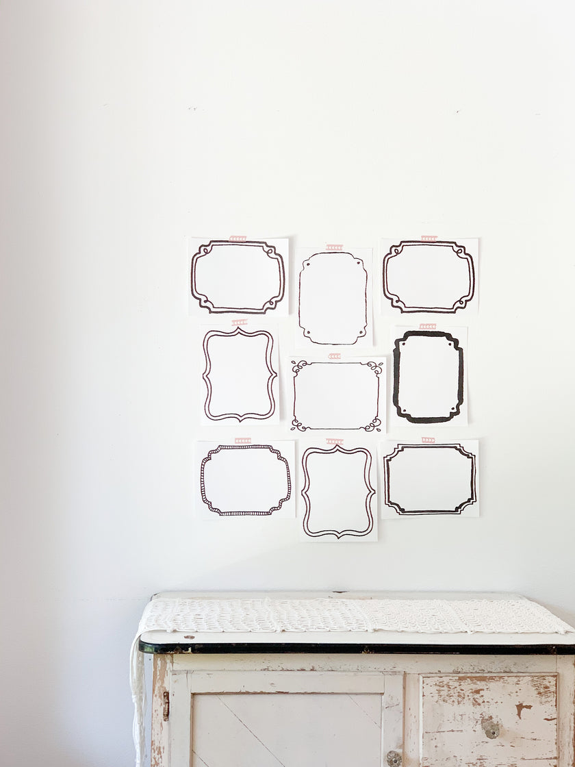 Printable Doodle Frames