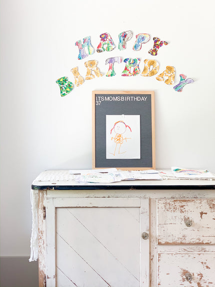 Color this Alphabet - Pattern #1 (Printable Poster)