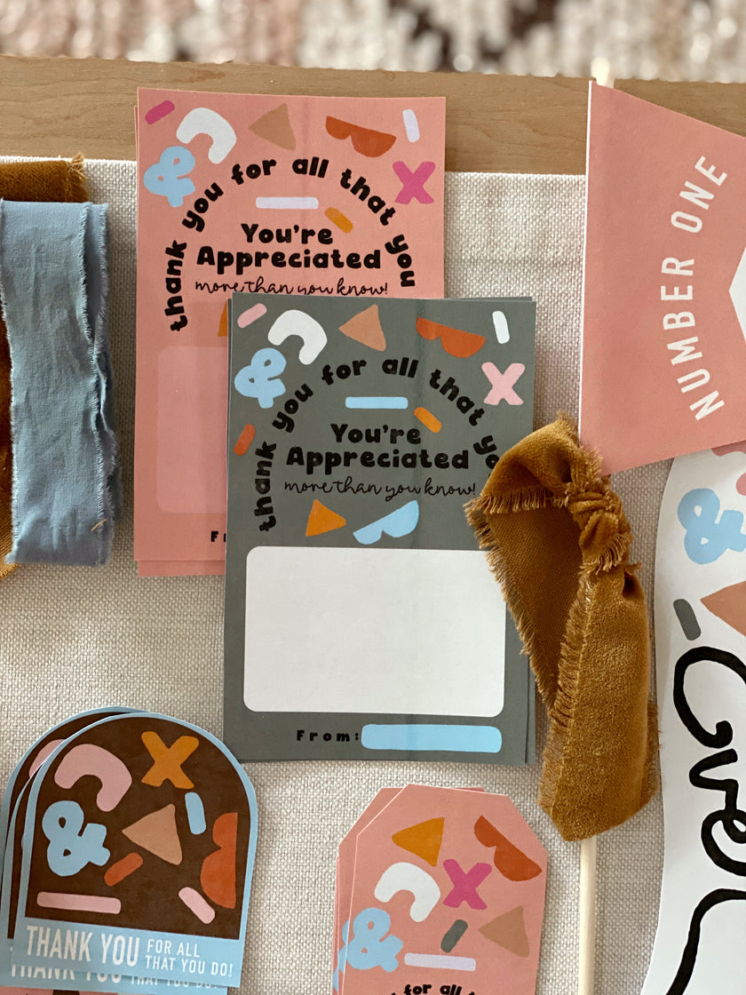 Teacher Appreciation Tags and Flags (Vol.2)