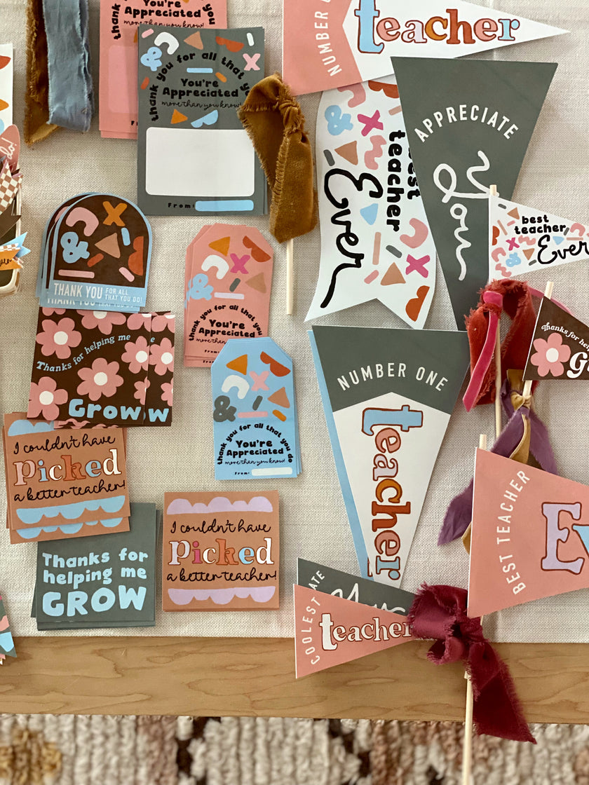 Teacher Appreciation Tags and Flags (Vol.2)