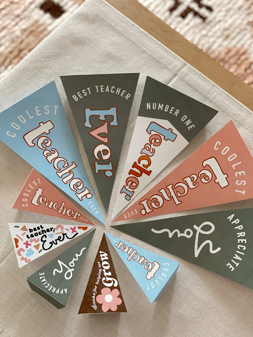 Teacher Appreciation Tags and Flags (Vol.2)