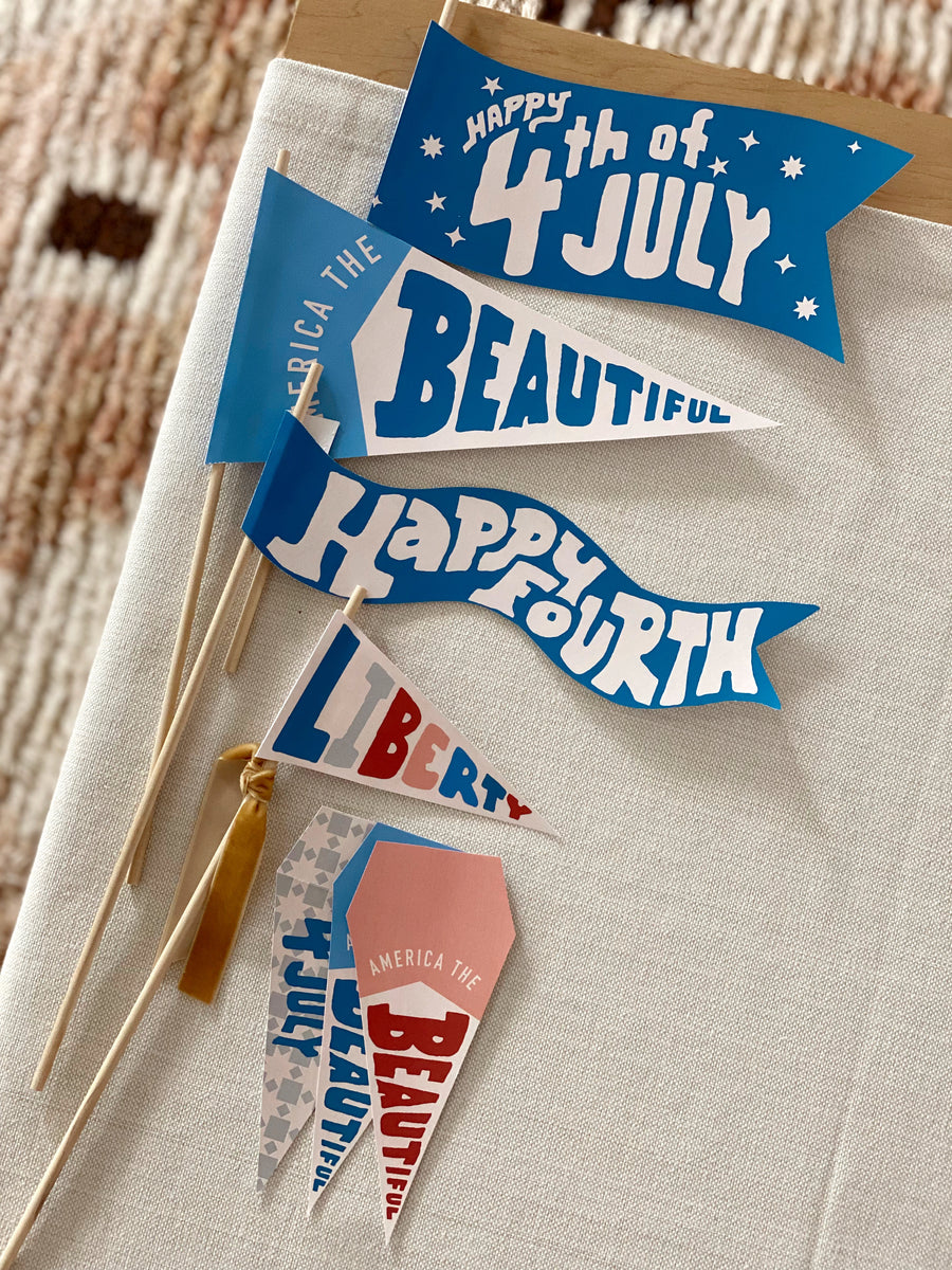 4th of July Tags and Flags (Vol.3)