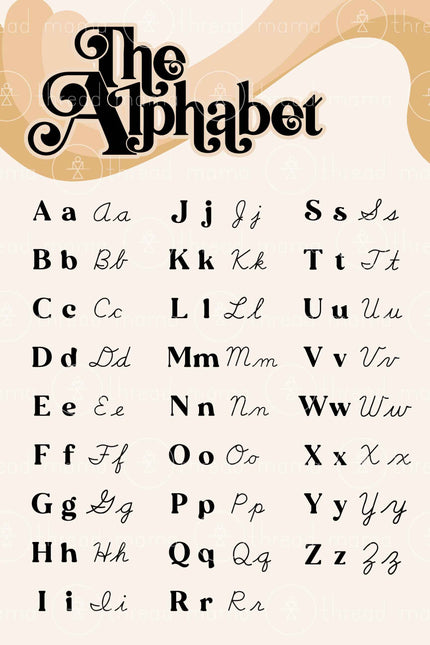 Alphabet (Printable Poster)
