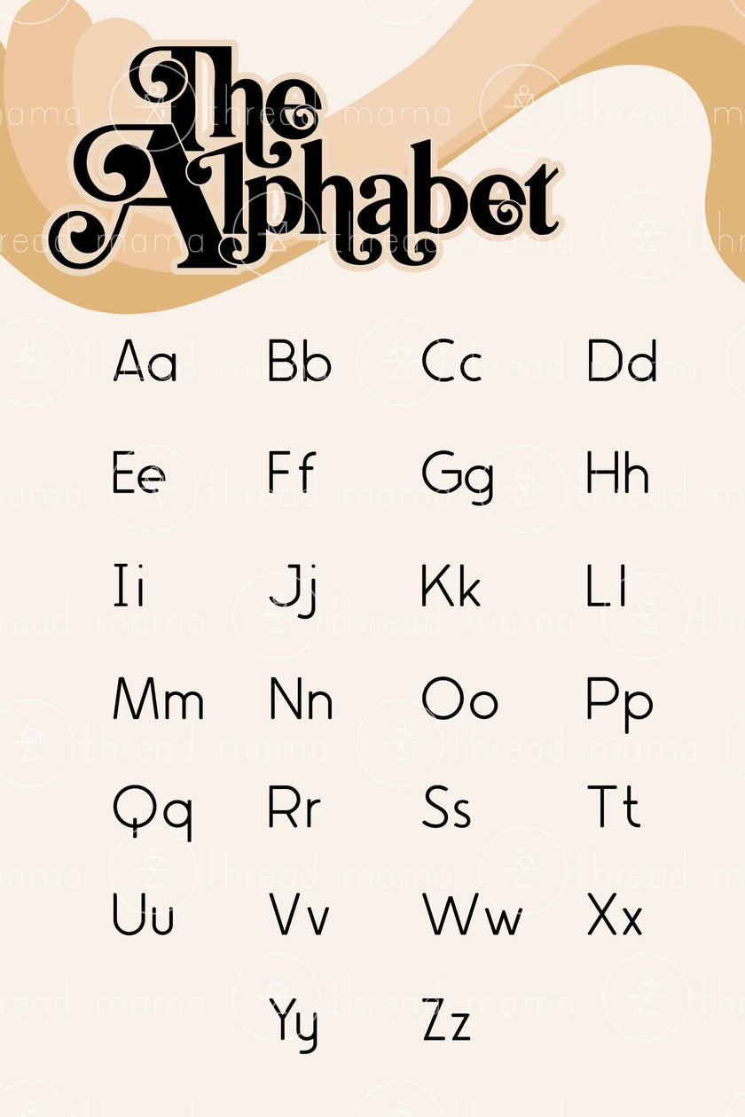 Alphabet (Printable Poster)