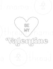 Valentine's Coloring Sheets