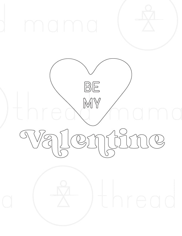 Valentine's Coloring Sheets